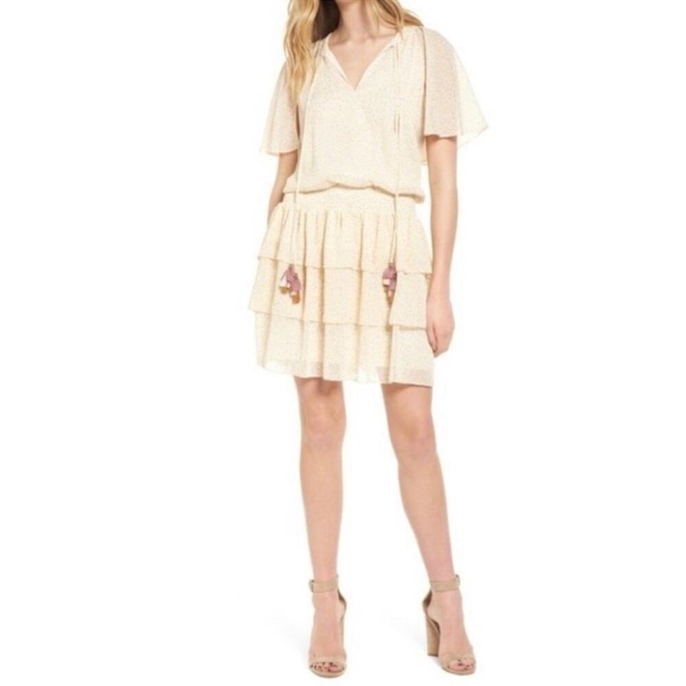 Rebecca Minkoff Pebble Tie Floral Dress
